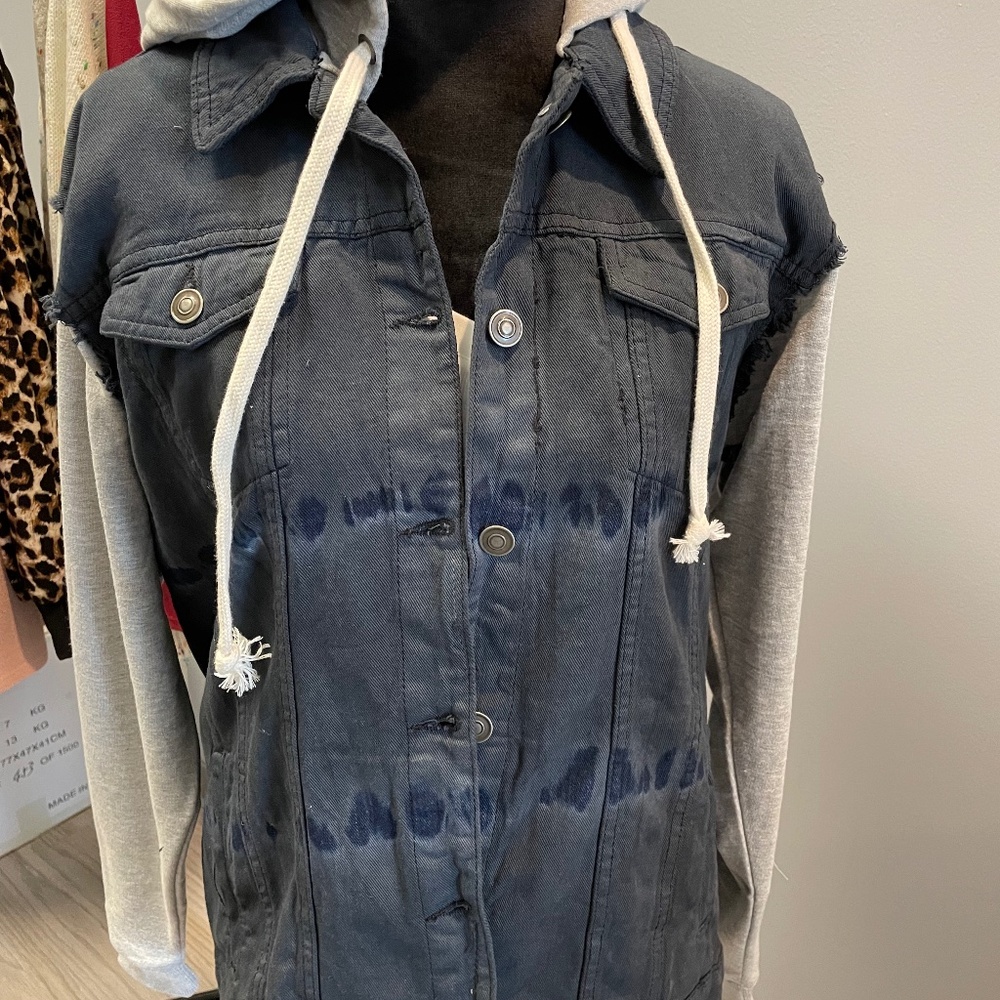 Jean jacket/hoodie